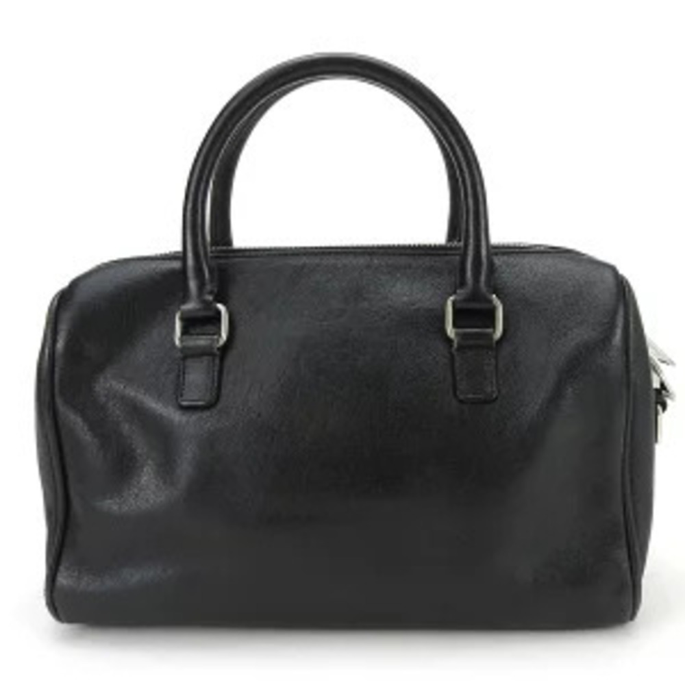 Saint Laurent Handbag Duffle Leather Black Shoulder Studs - Picture 3 of 11